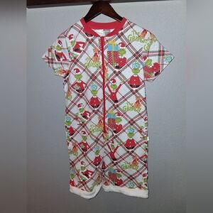 Peter Alexander Dr. Suess Grinch Romper One Peice PJ's Christmas 14